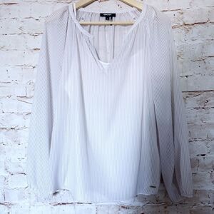 DKNY layered blouse